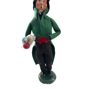 Byers Choice Christmas Caroling Man The Carolers 2000 Holiday Village Collectibl